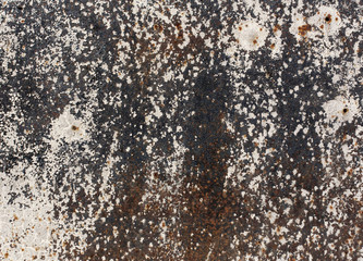 Old rusty metal wall texture.