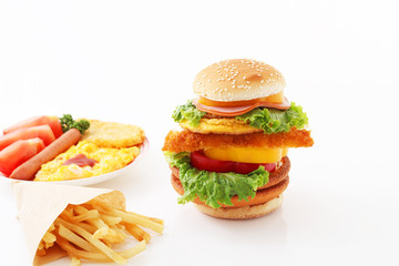 ハンバーガーセット