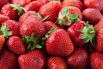 Strawberries. Background.