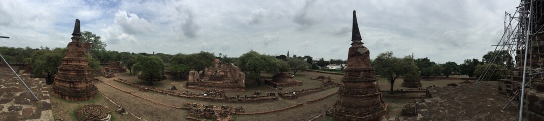 Fototapeta na wymiar Panorama Ayudhya