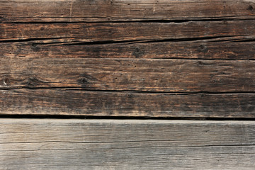 The old wood texture background. Original example of ancient masonry.