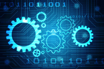 Obraz premium Digital Abstract technology background