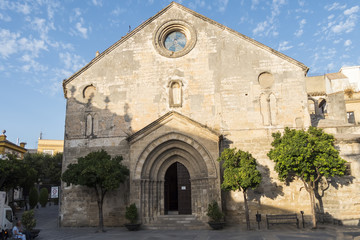 Fototapeta na wymiar Sant Dionisio Church, Assumption square, Jerez de la Frontera, S