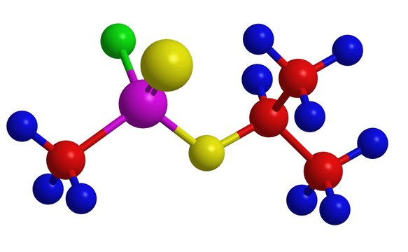Molecular structure of sarin