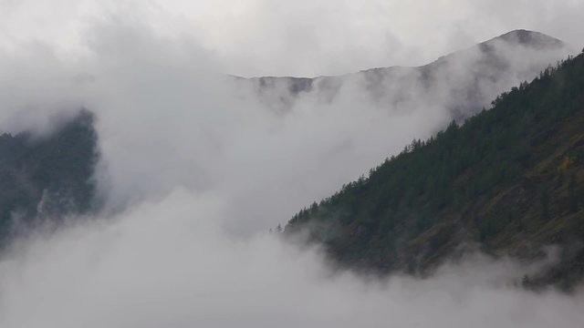 туман над горами