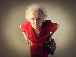 Angry grandmother