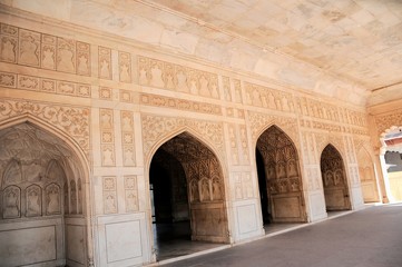 Fototapeta na wymiar Red Fort, Agra, India