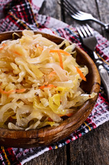 Salad of sauerkraut