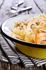 Salad of sauerkraut