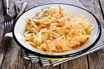 Salad of sauerkraut