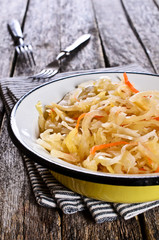 Salad of sauerkraut