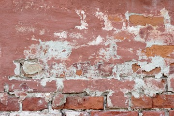 Vintage Brick Rough Rustic Wall Background Texture