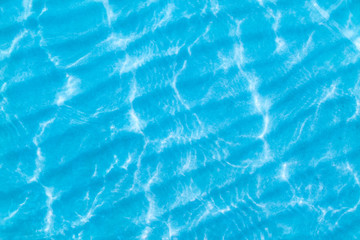 Water surface and sand at the bottom