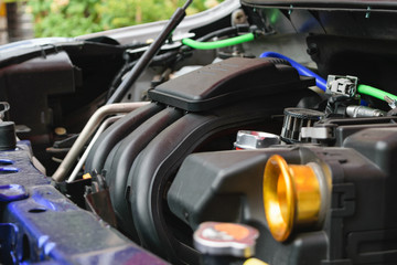 Obraz na płótnie Canvas Car engine