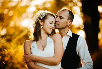 beautiful couple posing