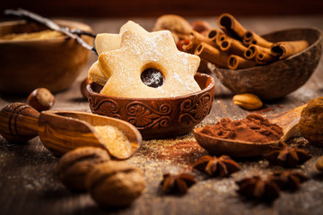Baking ingredients and spices - Powered by Adobe