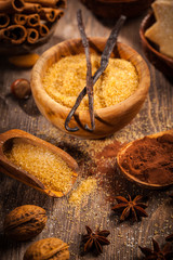 Baking ingredients and spices