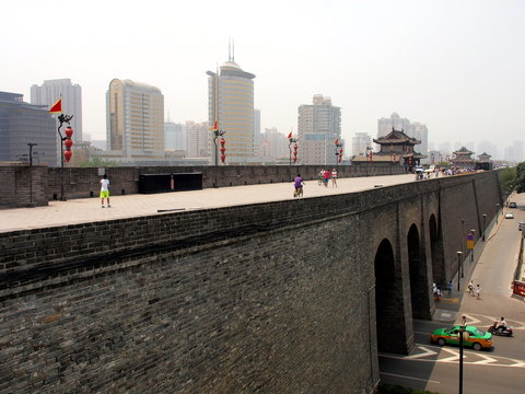 Stadtmauer in Xi'an