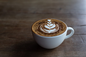Hot Chocolate on a Wooden Table