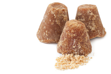 Brown sugar isolated, Piloncillo mexican