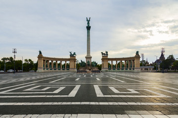 Obraz premium heroes square