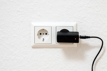 Electrical outlet with multiple plugs. - 92026059