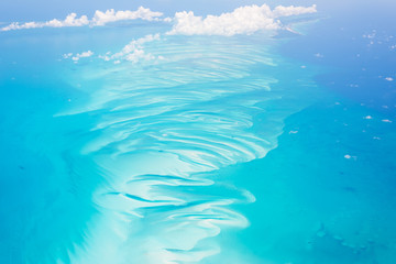 Fototapeta na wymiar Aerial view of the Bahamas