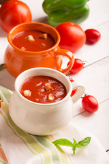 Spanish tomato gazpacho