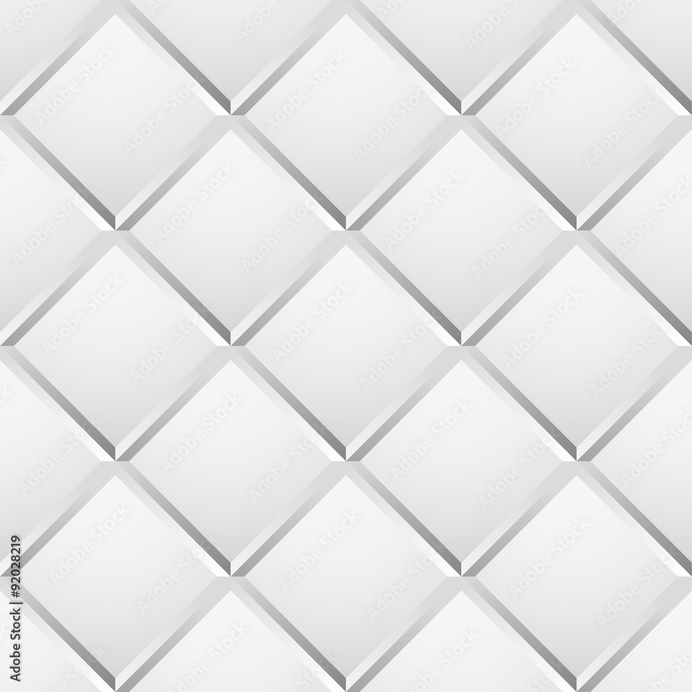 Poster seamless, repeatable patterns with beveled squares. abstract gra