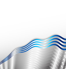 Abstract silver technology background