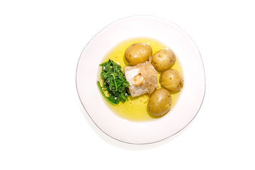 cod fish with potatoes