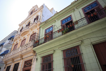 Obraz premium Old cuban building