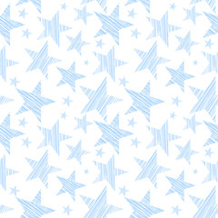 Stars seamless pattern.