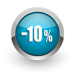 10 percent sale retail icon