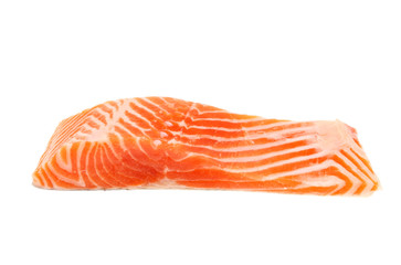 Raw sea trout fillet