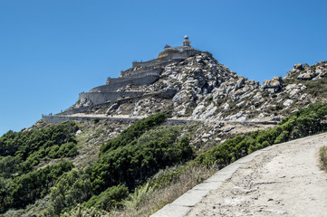Llegando al faro de cies