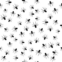 Seamless pattern on the theme of Halloween, wrapping paper