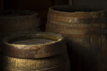 Still Life with a keg of beer 