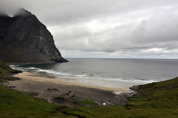 Norwegian nature / There are mountains plunging into the sea from hundreds of metres, fjords, tall mountain peaks, northern lights and midnight sun.