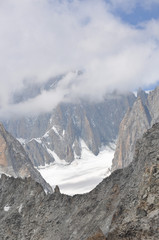 Mont Blanc in Aosta Valley