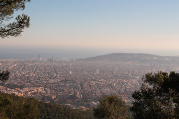 Obraz premium Hills in Barcelona