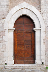 Naklejka na ściany i meble Old wooden door
