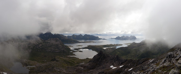 Norwegian nature / There are mountains plunging into the sea from hundreds of metres, fjords, tall mountain peaks, northern lights and midnight sun.