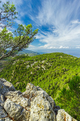Fototapeta na wymiar Beautiful view of Sierra de Tramuntana, Mallorca, Spain