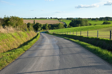 Route en campagne - France