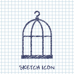 Bird cage icon