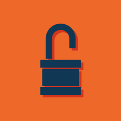 icon of opened padlock