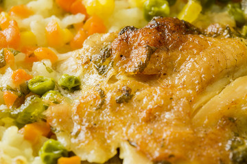 Chicken and Vegetables Peas, Corn, Carrots