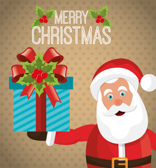 Merry christmas and happy new year card design