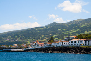 Town San Rock on island Pico